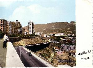 ORAN LE BOULEVARD FRONT DE MER EN ENFILADE
